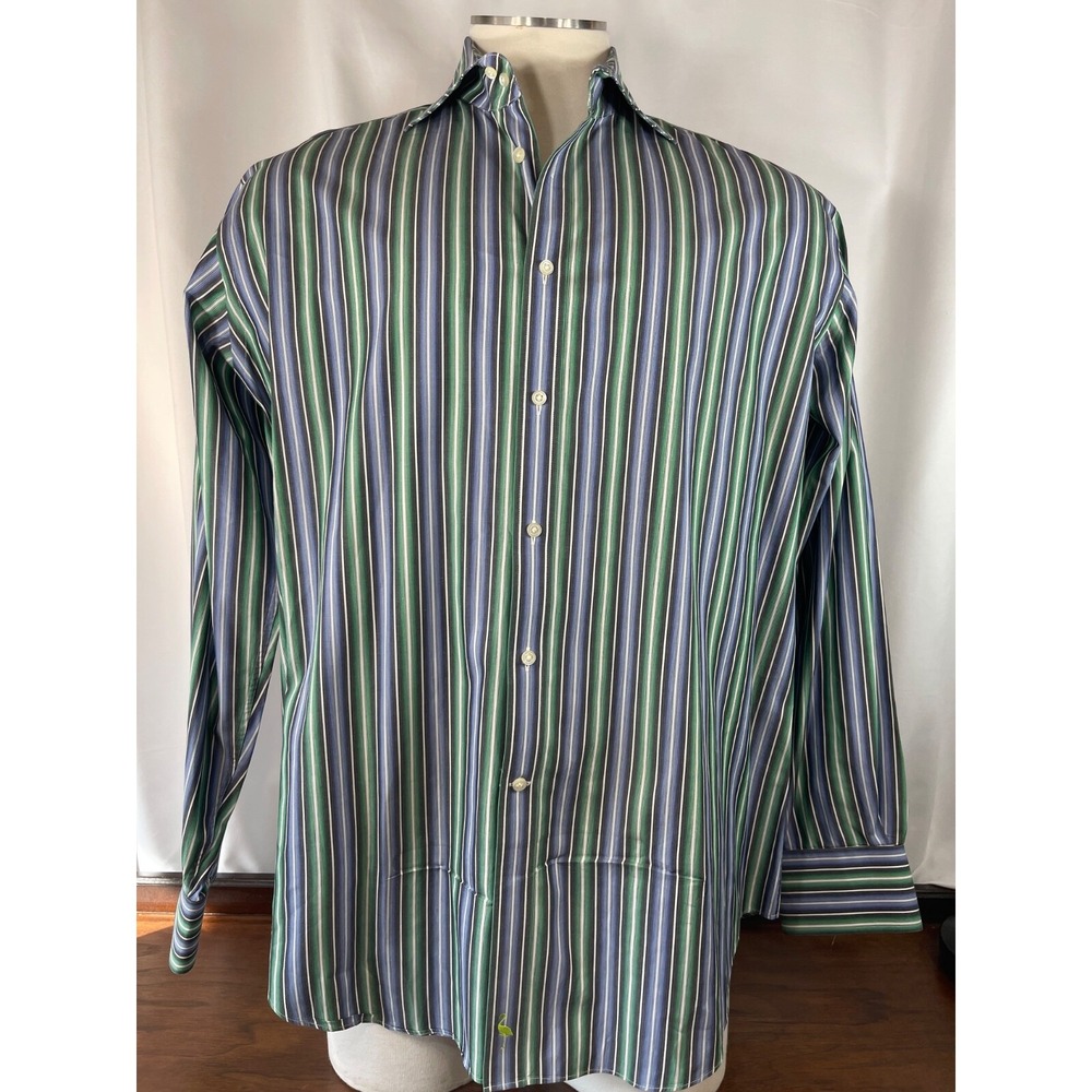 TaylorByrd Mens Button up XL Pinstripped